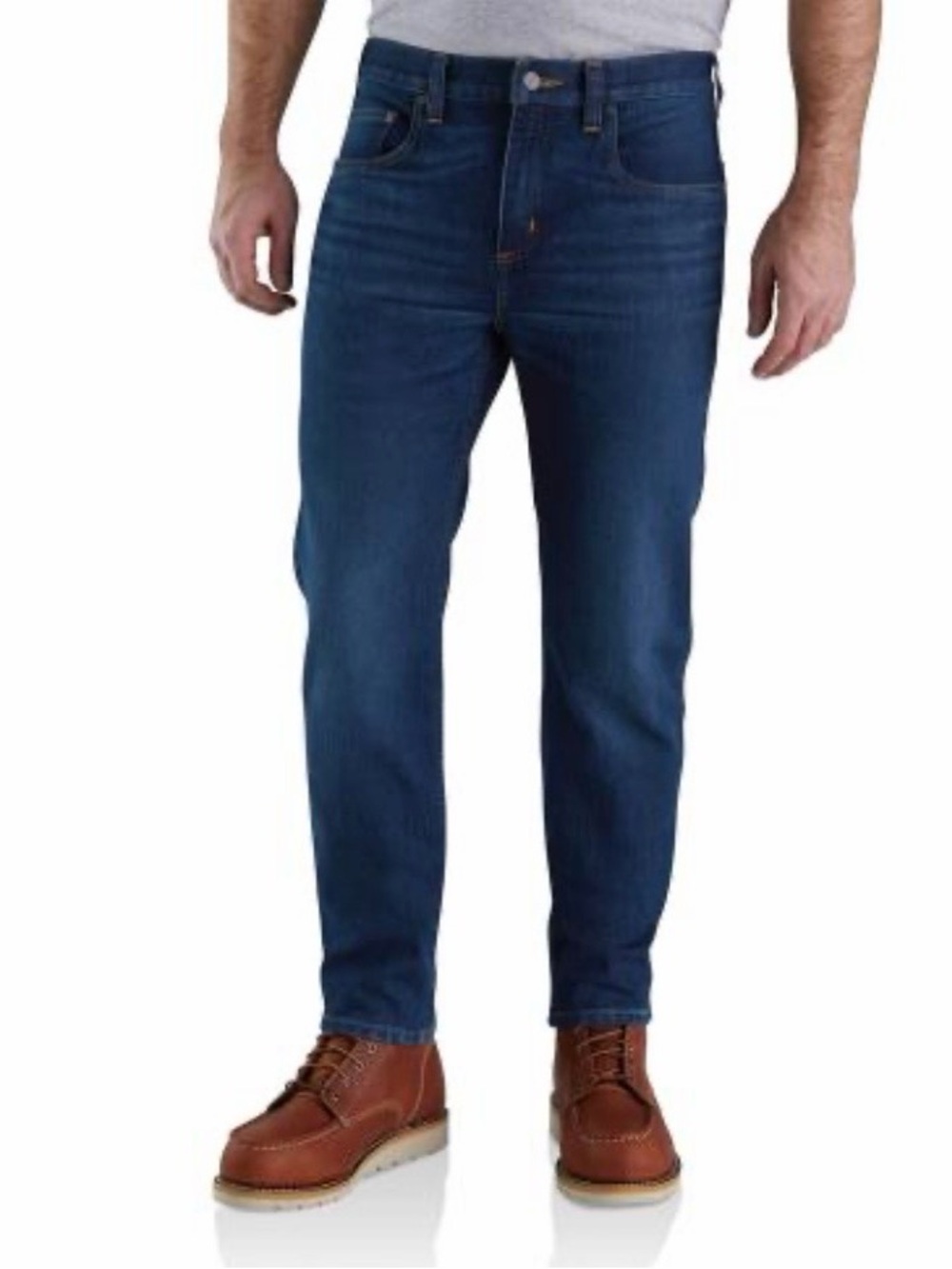  Carhartt Force Straight Fit Tapered Jeans Men’s 31x30 Everest Blue